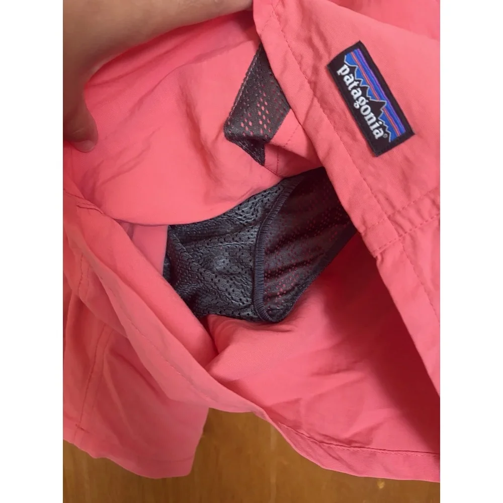 Patagonia Baggies Shorts Mens L Coral Pink Lined Swim Trunks